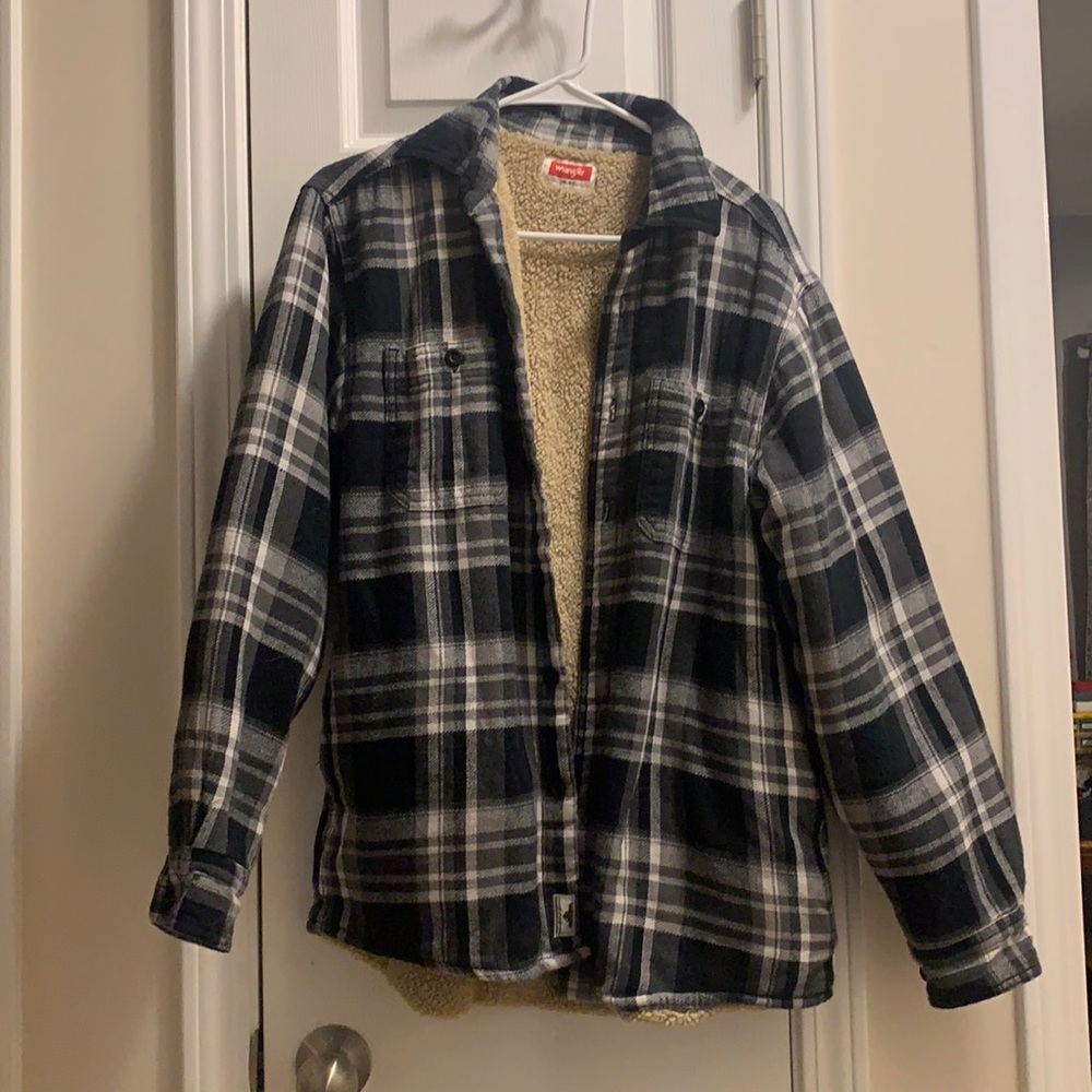 Wrangler Sherpa Shirt Jacket
